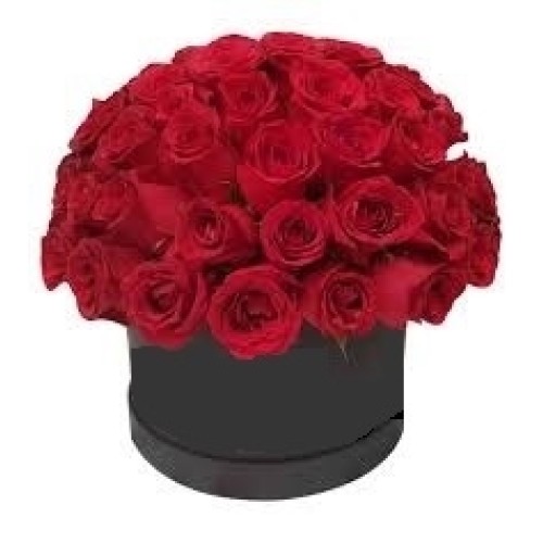 Boxes with 50 national roses